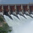 Akosombo Dam is spilling water, Ghana