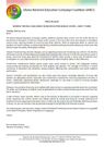 Ghana National Education Campaign Coalition (GNECC) statement