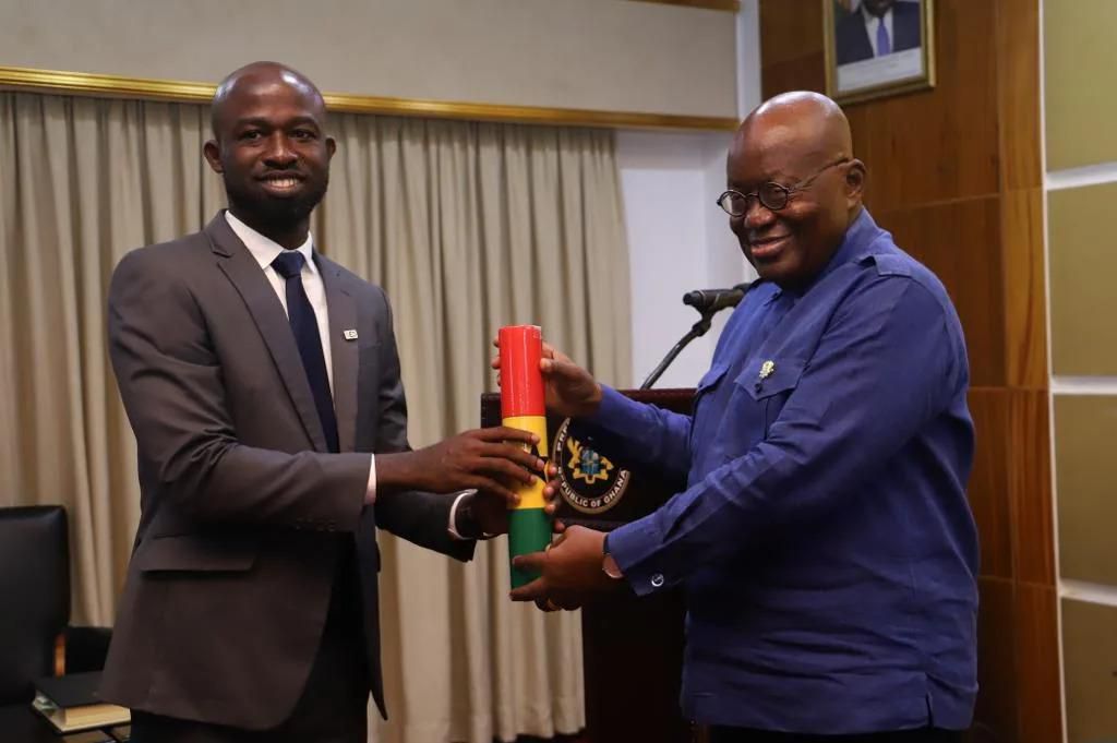 Dr. Peter Appiahene with Nana Addo