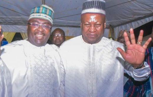 Analogy Wars: Bawumia's "Driver's Mate" vs. Mahama's "Spare Driver"