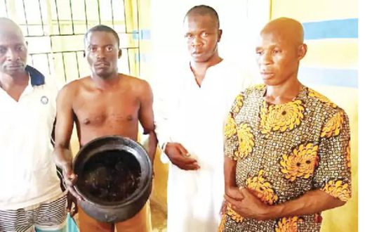 Pastor and 3 others arrested with human a skull say ‘we wanted to use it for money ritual’