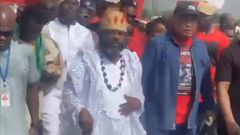 Chiefs of La join 'Hands Off Our Hotels' demo
