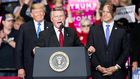 epublican Congressional candidate for North Carolina's 9th district Mark Harris with President Donald Trump.