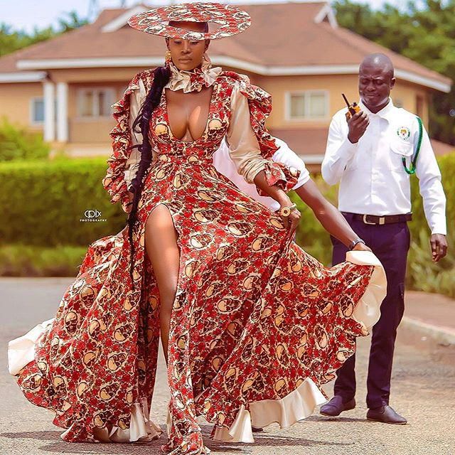 Nana Akua Addo turn heads at Miss Malaika Fashion Show with her stunning outfit