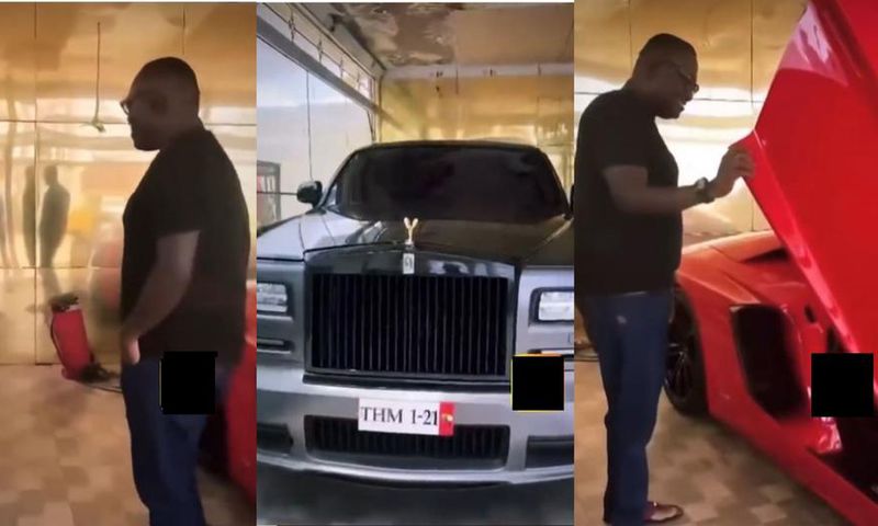 The CEO Of Taabea herbal company, Dr Christian Kwasi Agyeman invites media mogul Bola Ray to his residence in kumasi