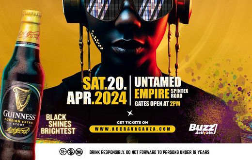 The Guinness Accravaganza presents an exciting new edition on April 20