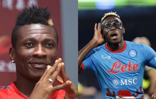 Asamoah Gyan says Victor Osimhen deserves African Footballer of the Year award
