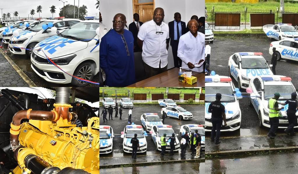 Ibrahim Mahama donates 20 police cars and 3 generators to Liberia ...