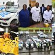 Ibrahim Mahama donates 20 police cars and 3 generators to Liberia Airport Authority