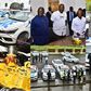 Ibrahim Mahama donates 20 police cars and 3 generators to Liberia Airport Authority