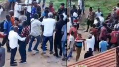 People flee as gunshots are fired at Voter Registration Center in Cape Coast North