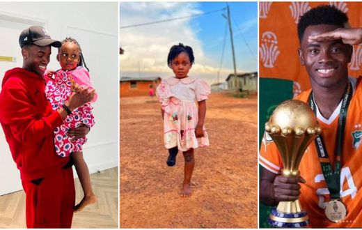 Ivorian Simon Adingra pays for surgery of Ghanaian girl who lost leg through accident