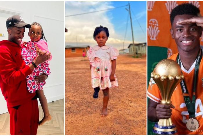 Ivorian Simon Adingra pays for surgery of Ghanaian girl who lost leg through accident