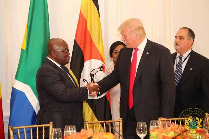 Nana Addo with Donald Trump
