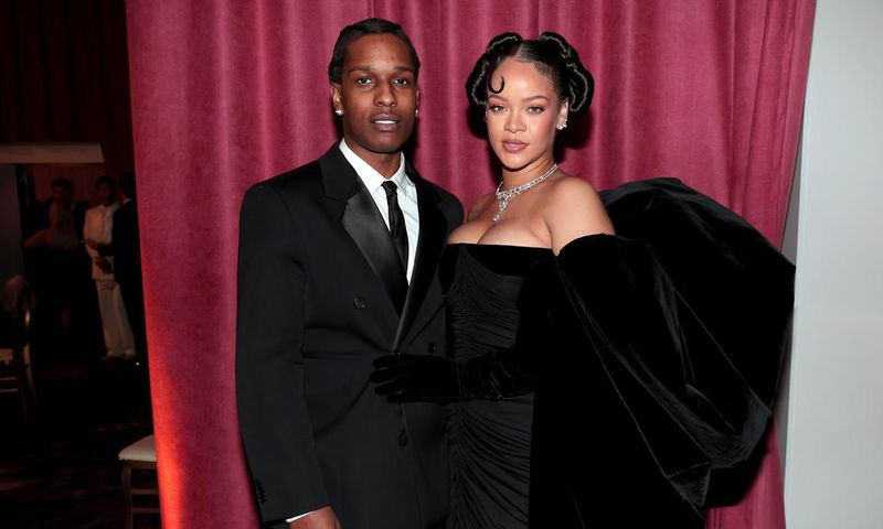 A$AP Rocky and Rihanna attend the 2023 Golden Globes.Christopher Polk/NBC via Getty Images