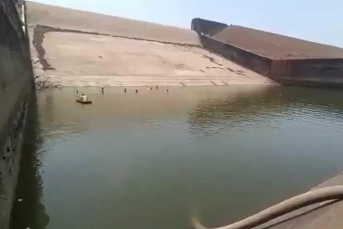 The Kherkatta reservoir in Chhattisgarh, India