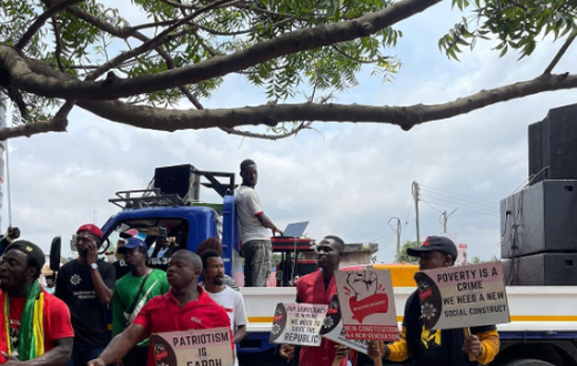#OccupyJulorbiHouse: We'll ensure unlawful protesters face the law - Gov't spokesperson