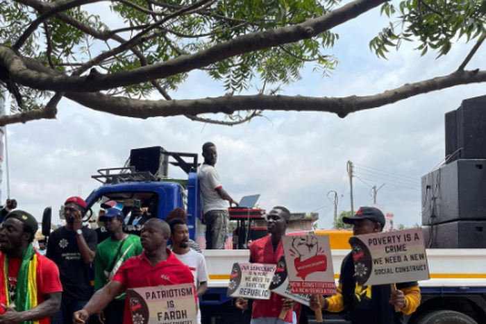 #OccupyJulorbiHouse: We'll ensure unlawful protesters face the law - Gov't spokesperson