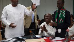 John Mahama and Asiedu Nketia