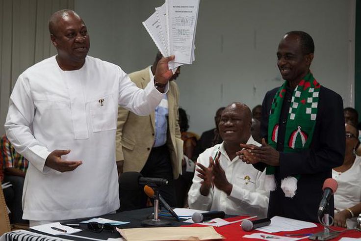 John Mahama and Asiedu Nketia