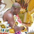 Dr Mahamudu Bawumia with Otumfuo