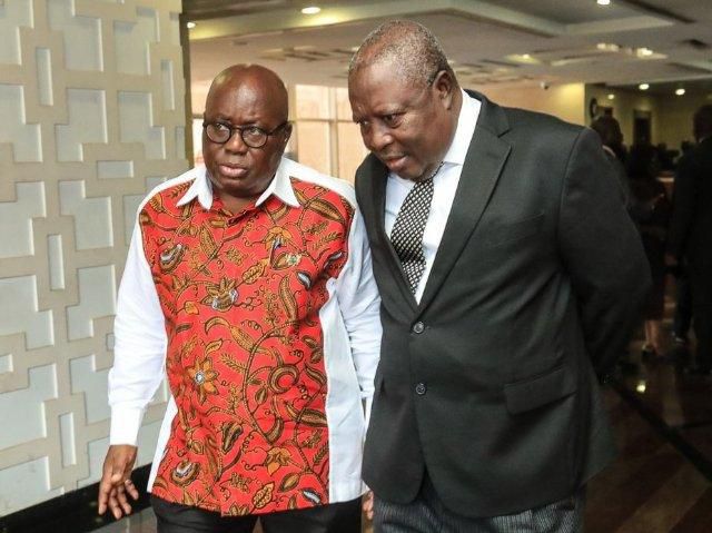 President Nana Addo Dankwa Akufo-Addo with Special Prosecutor, Martin Amidu
