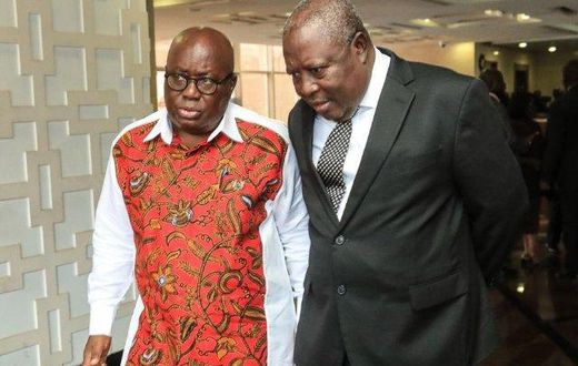 President Nana Addo Dankwa Akufo-Addo with Special Prosecutor, Martin Amidu