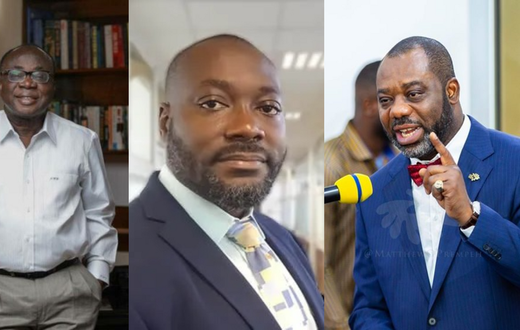 Freddie Blay, Opoku Ahweneeh Danquah and Dr Matthew Opoku Prempeh