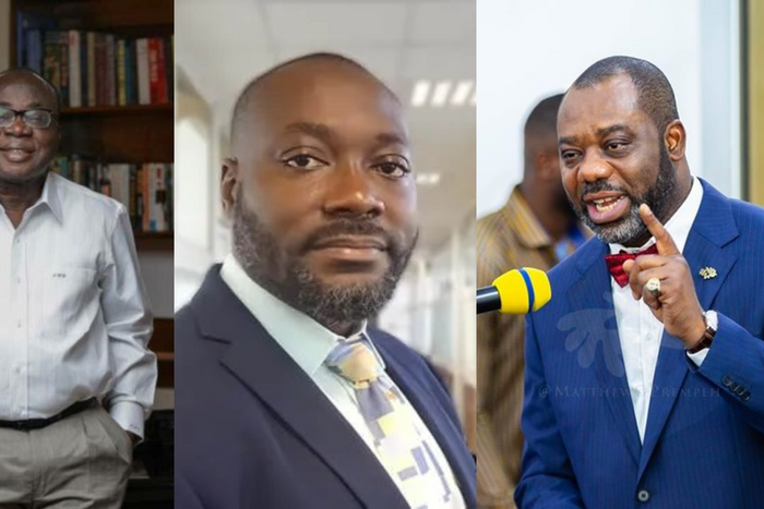 Freddie Blay, Opoku Ahweneeh Danquah and Dr Matthew Opoku Prempeh