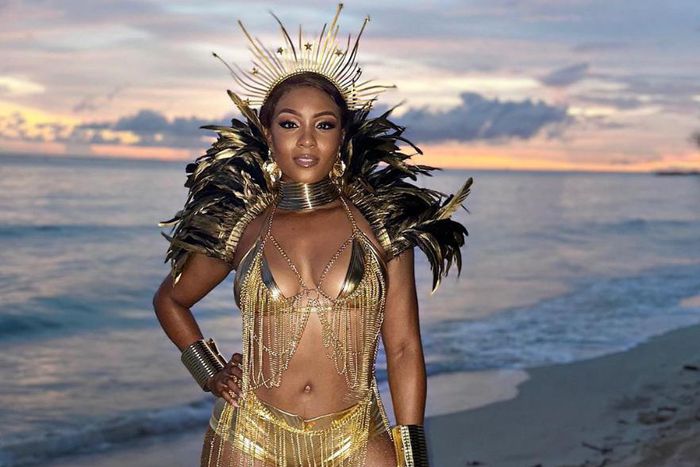Osas Ighodaro is enjoying herself in Barbados [Instagram/Officialosas]