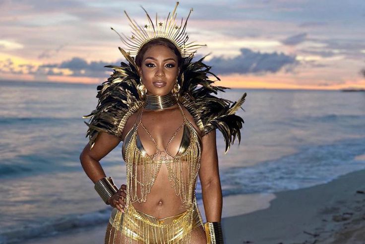 Osas Ighodaro is enjoying herself in Barbados [Instagram/Officialosas]