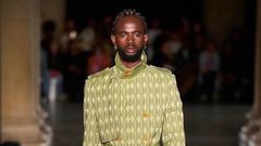 Black Sherif walks London Fashion Week