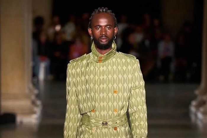 Black Sherif walks London Fashion Week