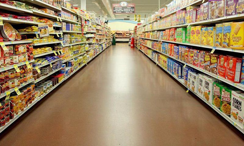 File image of the inside of a supermarket