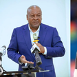 John Mahama and Christian Atsu