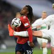 Augsburg replacement Felix Goetze (R) came off the bench on Tuesday to score the equaliser in a 1-1 draw at Bayern Munich, who gave away their first Bundesliga points this season.