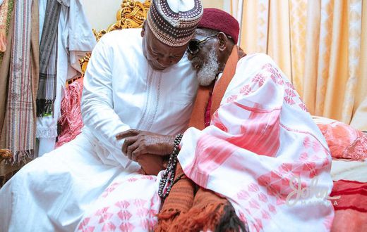 John Mahama with Chief Imam