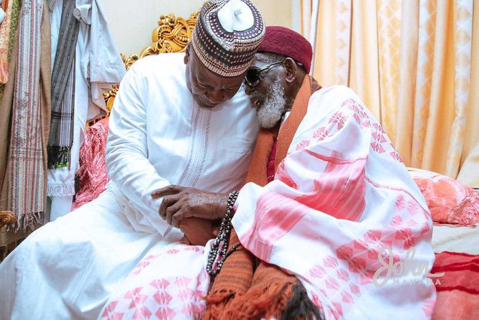 John Mahama with Chief Imam