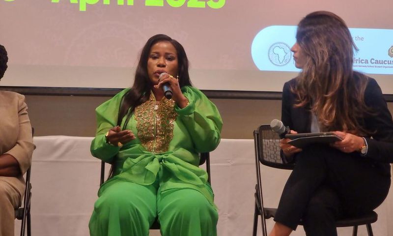 Adelaide Agyepong speaking