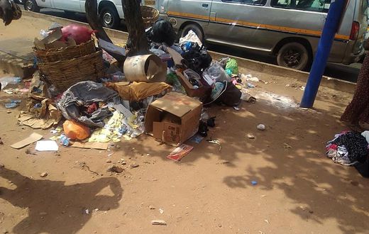Filth engulfs Accra Central business district