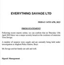 Tiwa Savage's press release at the time [Instagram/TiwaSavage]