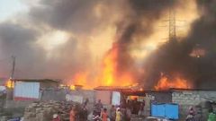 Fire outbreak at Kwame Nkrumah circle