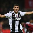Cristiano Ronaldo scored his eighth league goal for Juventus