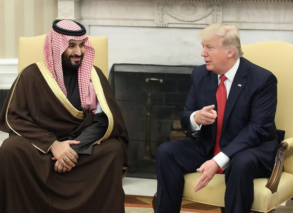 Donald Trump Mohammed bin Salman MbS