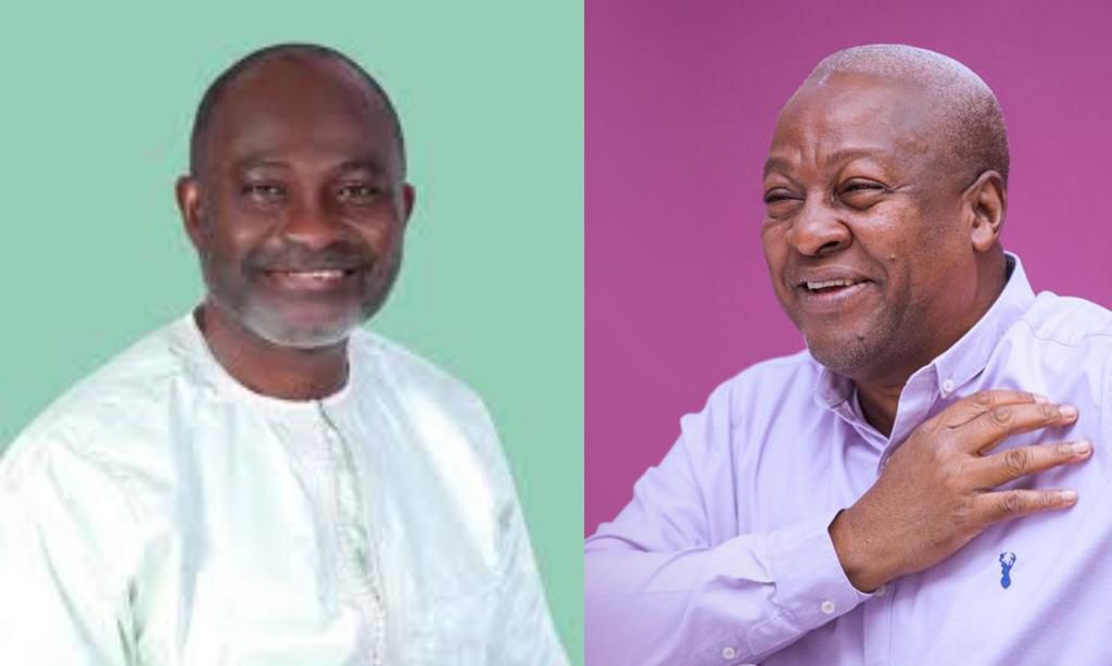 John Mahama and Kennedy Agyapong