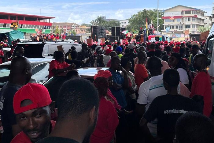 #OccupyBoG demo underway