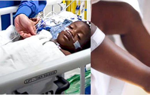 The little girl’s condition is dire, with doctors indicating that she may lose her eyesight if urgent medical intervention is not secured.