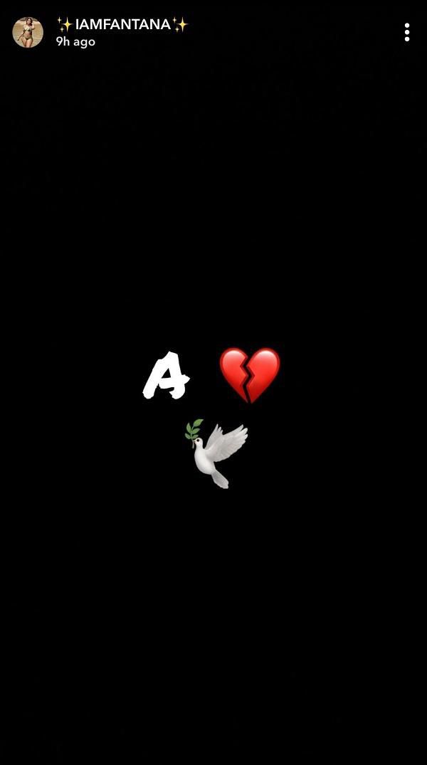 Fantana's post on her boyfriend's demise