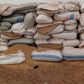 Bags of rice left to waste in Builsa