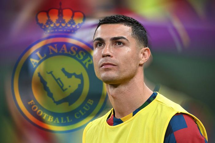Cristiano Ronaldo while he was linked to Al-Nassr